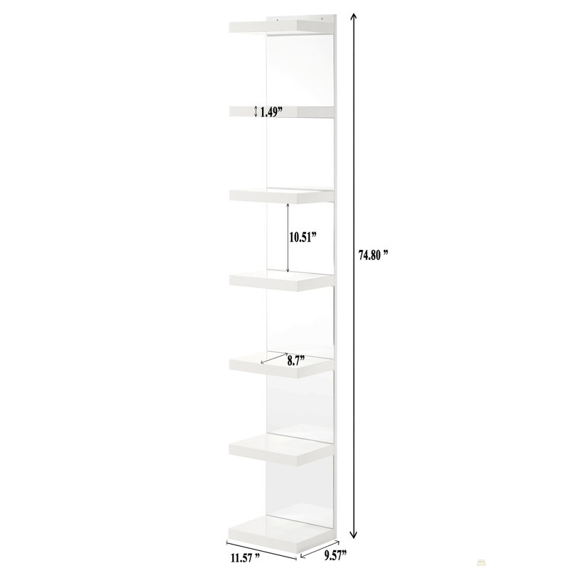 Étagère ouverte 1 pièce Glam