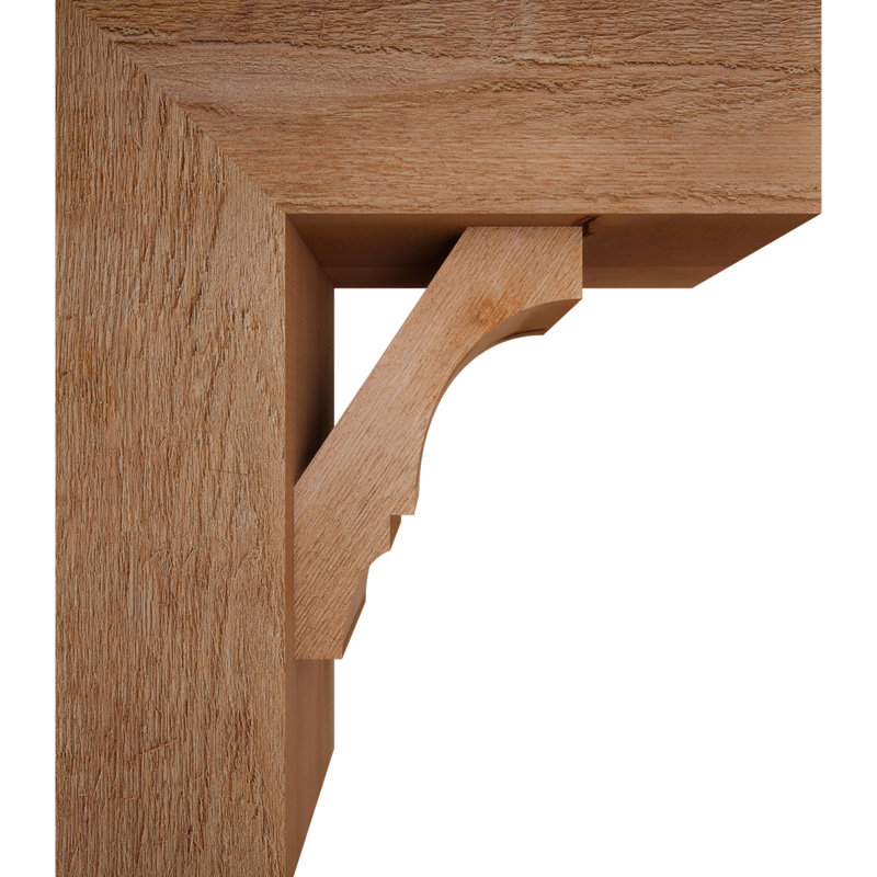 Support de bloc Balboa avec entretoise décalée, 24 x 20, Cèdre rouge occidental de l 8 po (scié brut)