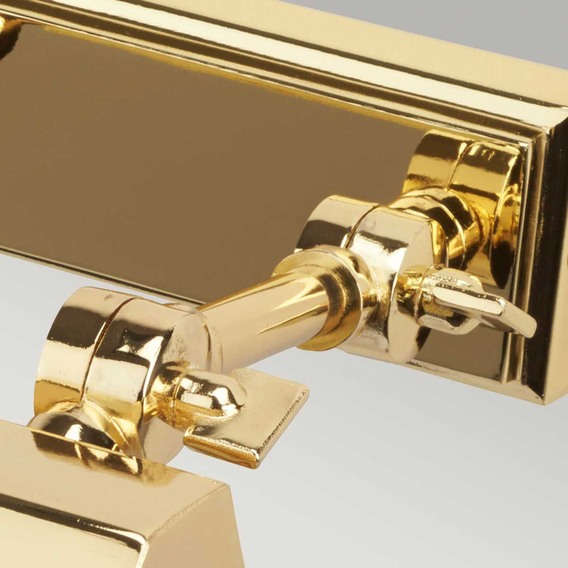 1-Light Wall Picture Light, Polished Brass