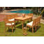 Maldives Outdoor 9 - Piece Teak Dining Set-787542289