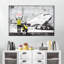 Applaudissements d'avion sur toile-288279256