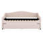 Lit de jour rembourré en molleton Teddy (taille simple) - léger et gigogne inclus-237898028