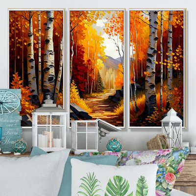 " Path Into The Forest V " 3 - Pieces