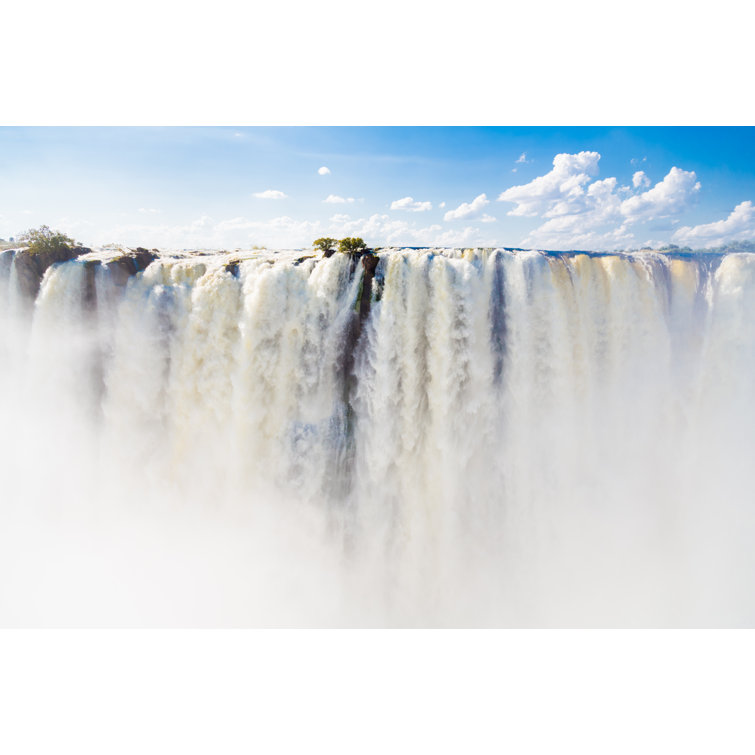 Victoria Falls From Zambia by Gfed - No Frame Art Prints on Canvas