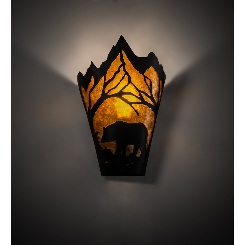 Bear at Dawn 1 - Light Flush Mounted Sconce, 60W