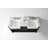 60 " W Freestanding Standard Free Standing 2 Double Vanity Bathroom Vanity With Carrara Marble Top-1203711241