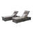 Outdoor Chaise Lounges With Adjustable Backrest And Storage For Outside-10660850