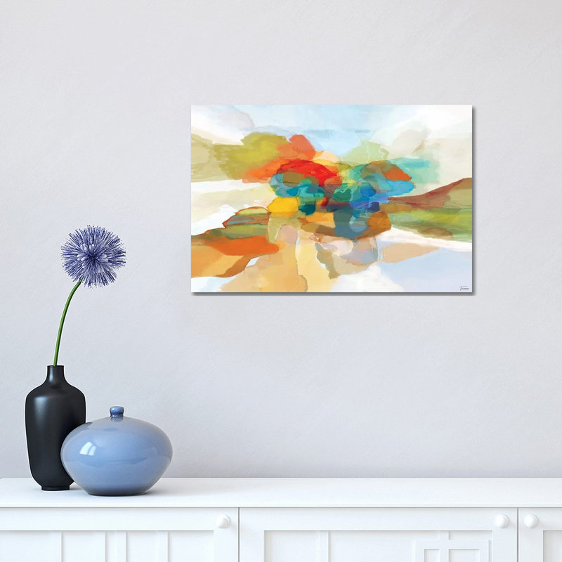Fracture II 1 Piece Wrapped Canvas Painting, 30.48cm H x 45.72cm W x 1.91cm D