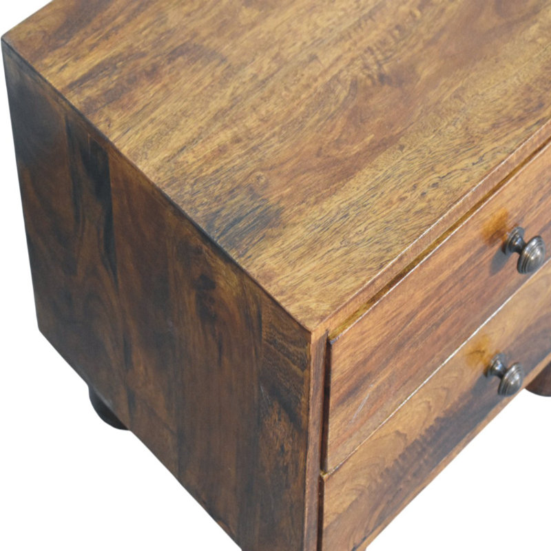 45cm W Solid Wood Bedside Table
