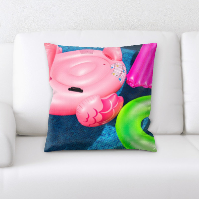 Microsuede Throw Pillow