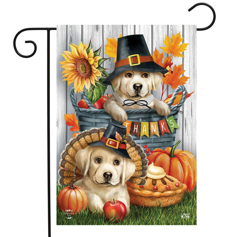 Drapeau de jardin Pilppim Puppies