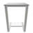 18" Square Rustic Polymer Outdoor Side Table-109665550