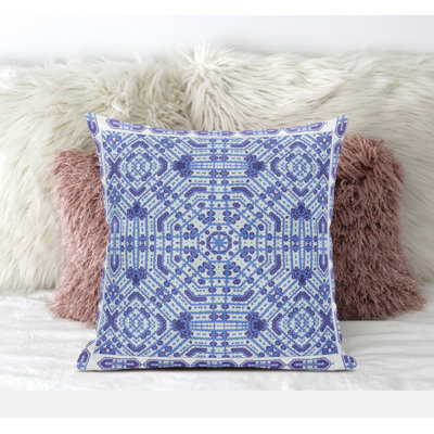 Coussin en suède avec fermeture à glissière Wreath Palace