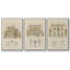 Estate and Plan III, ensemble de 3 toiles encadrées-97795705-97795704
