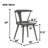 [Set Of 2]Dining Chairs, Solid Wood Side Chairs, Easy Assembly-373077230