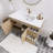 41.75'' Single Bathroom Vanity with Acrylic Top-1740122375