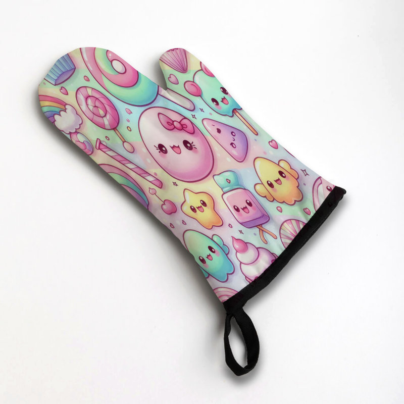 Dreamy Sweets Oven Mitt Cotton Twill