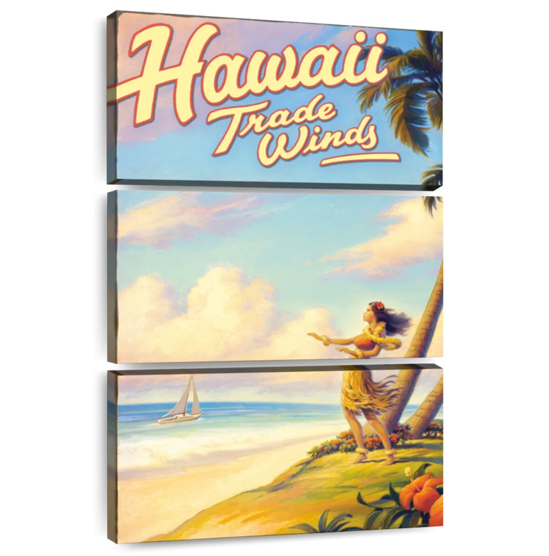 Gillard Hawaii Tradewinds, H 38 po x l 24 po