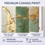 «Green Gold Minimalisme Poteries», ensemble d'art sur toile à spirales abstraites-99828795-87170274