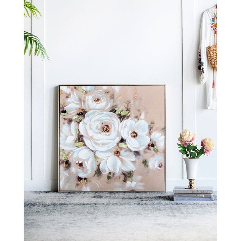 Impression sur toile multicolore carrée, 36 po x 36 po, idéale pour la décoration intérieure dans le salon, le bureau, la cuisine, le bureau, la chambre à coucher