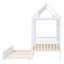 Lit de jour simple en bois avec lit gigogne - blanc pour une chambre douillette Atmosphere