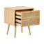 Jemnice 48cm W Solid Wood Bedside Table