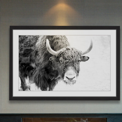 'Buffalo Forward' Framed Print on Paper