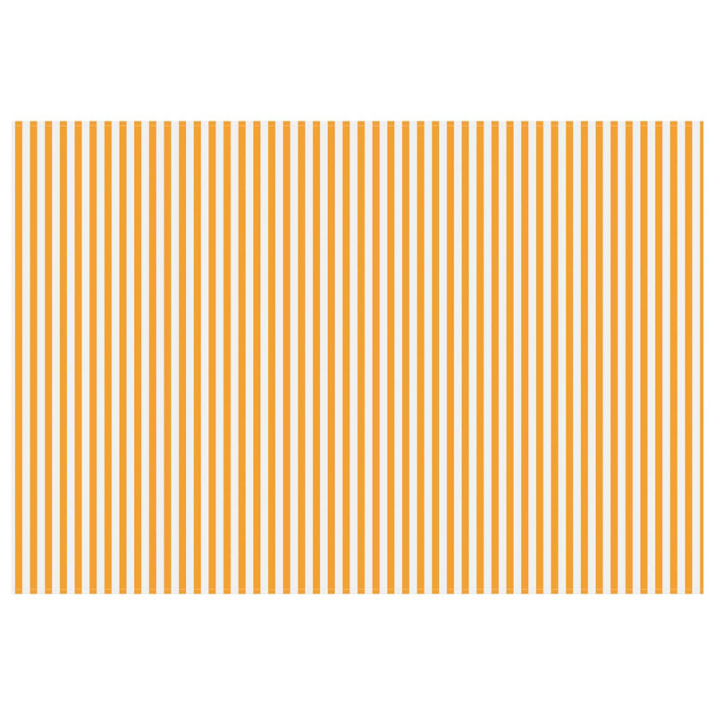 vidaXL Polyester Retractable Patio Awning, 450cm W x 300cm D, Yellow/White Striped