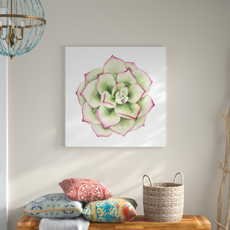 Tropical Plant IV by Grace Popp - Wrapped Canvas Painting, 91cm H x 91cm W