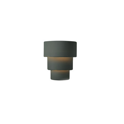 Alvera Ceramic Dimmable Flush Mounted Sconce