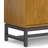 Banting 60"W Oak Veneer Industrial 2-Door Sideboard Buffet with Center Drawers and Metal Base-108257875