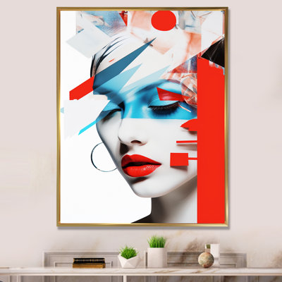 Portrait d'avant-garde - reproduction sur toile