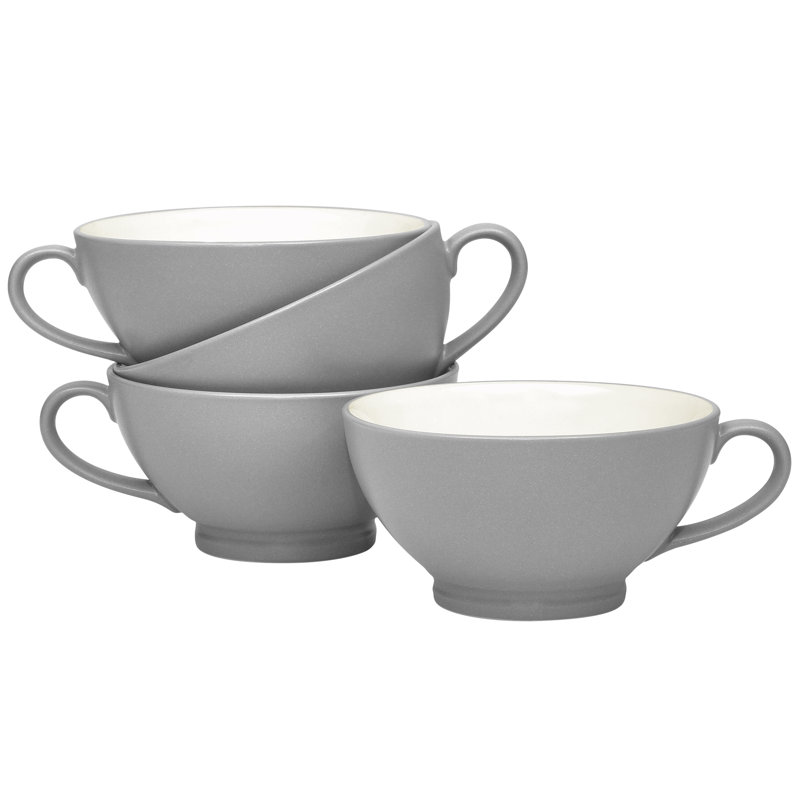 Bols à poignée Noritake Colorwave, 5 1/2 po, 18 oz, Ardoise