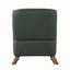 Fauteuil d'appoint moderne capitonné avec pieds en bois d'hévéa-1064188583