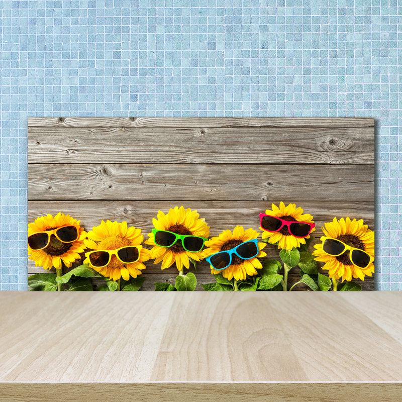 50cm W x 100cm L Glass Peel and Stick Panel
