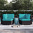 Convene Wicker Rattan Outdoor Patio Sectional Sofa Corner Seat-2007515487