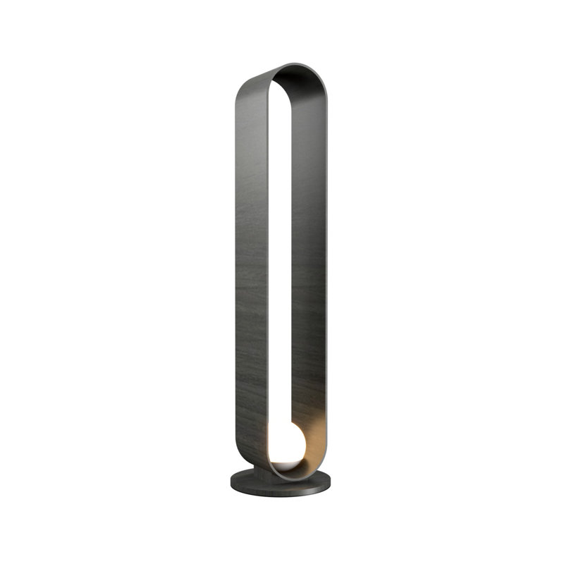 Lampe sur pied de fantaisie 48 po Sfera, Gris anthracite