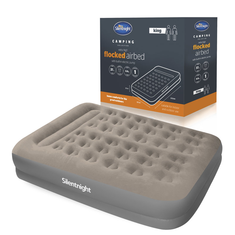 Silentnight Luxury Camping 37 Cm Air Bed, Single