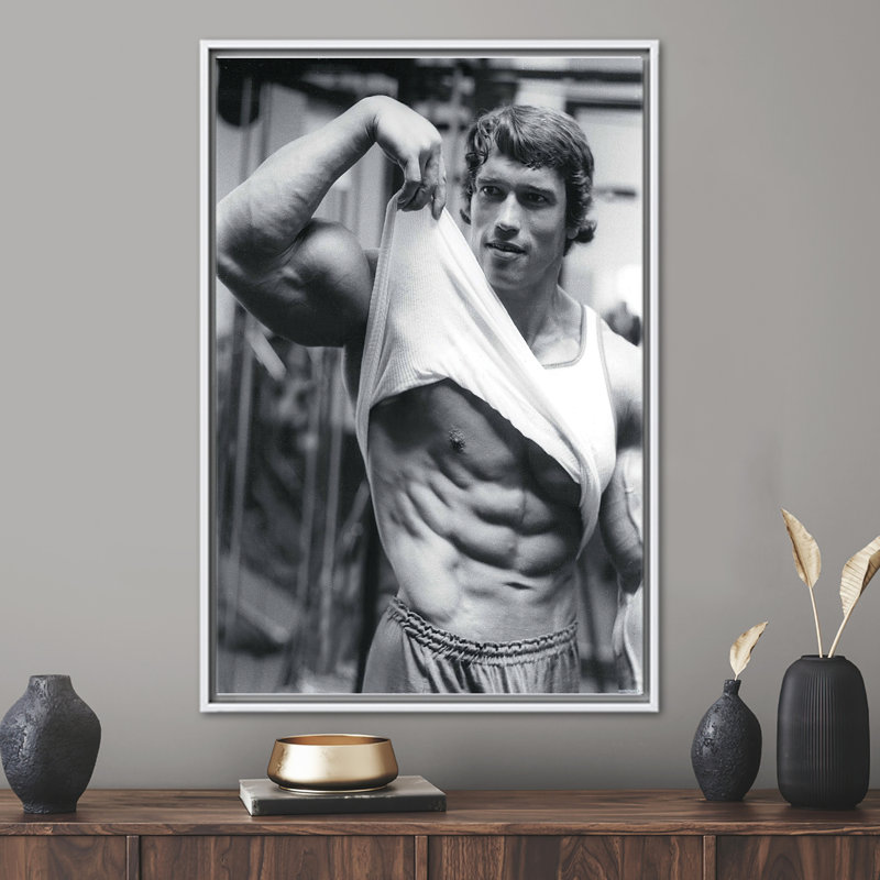 Art de la sculpture sur toile - Illustration, H 16 po x l 24 po, Cadre flottant blanc