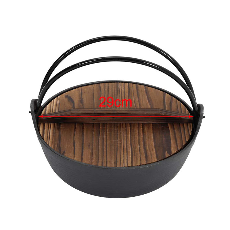 Belfry Kitchen Dickinson Non-Stick Cast Iron Stock Pot, 29 cm