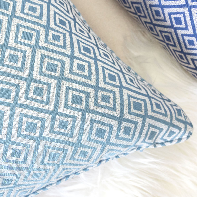 Kaence Square Pillow Cover & Insert, Turquoise