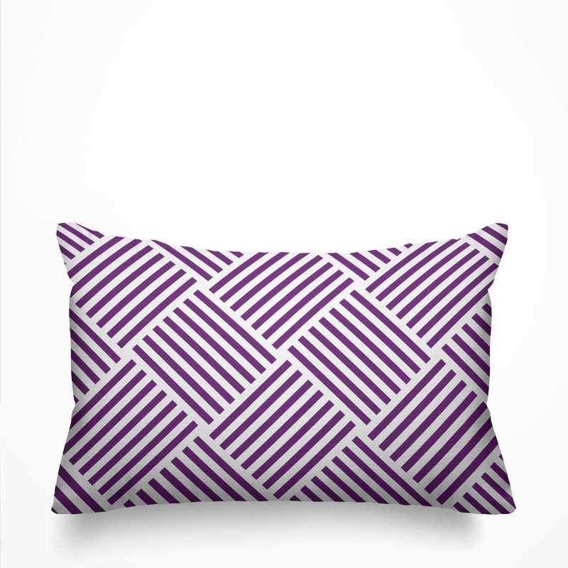 Housse et insert de coussin d'extérieur Langley, Améthyste