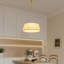 Luminaire suspendu tambour 4 lumières Basye