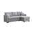 100 % polyester gris clair est en rupture de stock