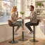 Swivel Yes Bar Stool with Steel Frame-1610482470