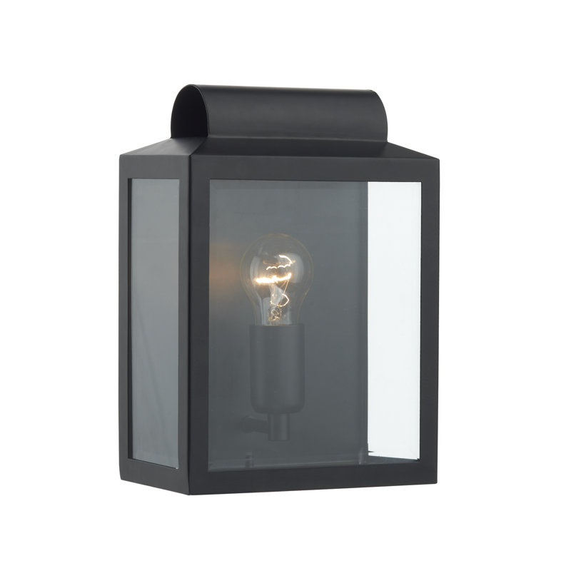Aagat 29cm H Outdoor Wall Lantern, Black