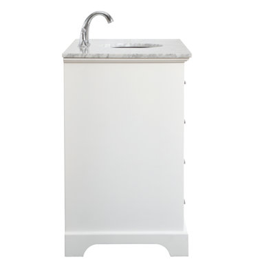 Hermes 48'' Single Bathroom Vanity with Marble Top