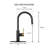 Pull Down Kitchen Faucet with Single Handle and Deck Plate-70944581