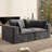 Kreyton Boneless 78" Cloud Modular Sectional Sofa, Compression No-Assembly Sectional Couch In Black Chenille-364379480