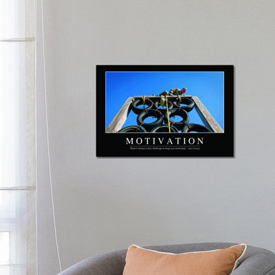 Motivation by Stocktrek Images - Wrapped Canvas Print